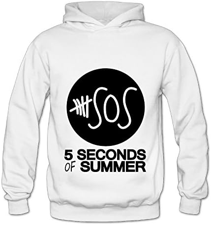 5 Seconds Of Summer SOS Logo Print Letters Fashion Logo Hoodies For Women