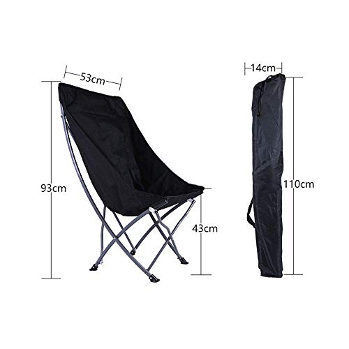 YIONGA CAIJINJIN Folding Camp Stuhl Außenklappstühle Angelstuhl Tragbare Camping-Stuhl Hocker Klappstuhl mit Double… – Bild 3