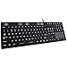 DSI LED Backlit Keyboard with Touchpad IP68 Waterproof Silicone JH-IKB110BL, Black