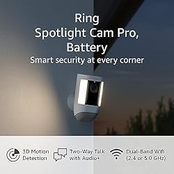 Ring Spotlight Cam Pro, Battery | 3D Motion