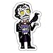 Literary Trio - Weather Proof Die Cut Vinyl Day of the Dead Sticker
