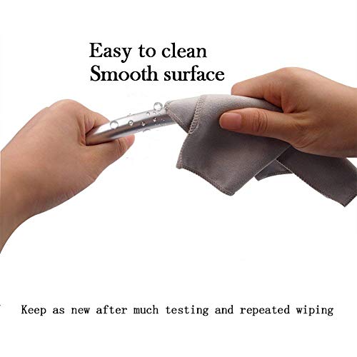 Zengest PVC Smooth Shower Hose 1.5M/59Inch, Flexible Anti-Kink Handheld Shower Head Hose with Brass Connections, Silver
