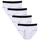 Avidlove Men's Underwear Classic Basic Briefs 4 Packs