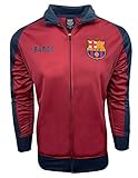 Barcelona Track Jacket, Kids and Adults Sizes, Soccer Football Jacket Burgundy Color,Official Merchandise