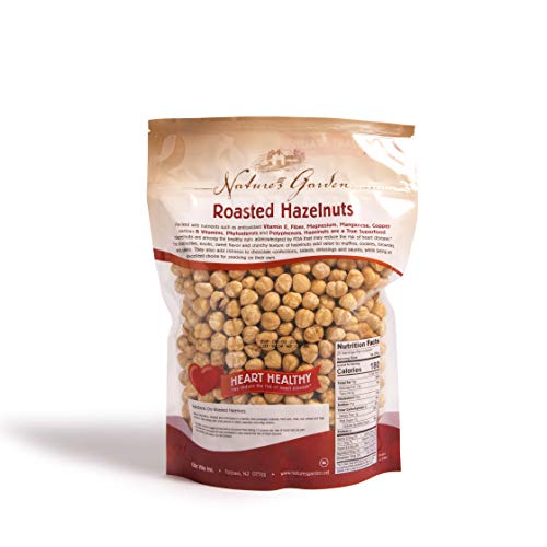 image for Nature's Garden Roasted Hazelnuts, Heart Healthy snack, Natural Antiox