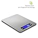 Mosiso - Digital Kitchen Food Scale in Refined Stainless Steel Multifunction with Fingerprint Resistant Coating (11 lbs Edition)