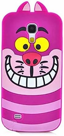 S4 Case,Galaxy S4 Case,Galaxy S4 Silicone Case,Bat King 3D Cute Cartoon Rose Cat Soft Silicon Gel Rubber Case Cover Skin for Samsung Galaxy S4 i9500(Cat)