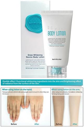 Mirum Snow Whitening Source Body Lotion Skin Care 120 Ml. : 1 Piece
