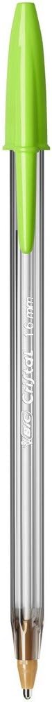 BIC Cristal Fun Ballpoint Pens 4 Pack Assorted Colours 1.6 mm Wide Tip view 3