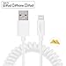iphone charger [Apple MFi Certified] Yellowknife 3.3ft 1m Spring Coiled Lightning to USB Cable Charger for iphone 7/ 7 Plus / 6/ 6s/ 6 Plus/ 6s plus , iPad Air/ Mini /Pro, iPod (Extra Strong, White)