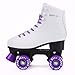 C SEVEN Cute Roller Skates for Kids and Adults (Purple, Women's 10 / Men's 9)