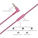 REETEC Stereo Foldable Over-Ear Headphones Strong Low Bass Earphones with Microphone 3.5mm Wired Headsets for Cellphones iPhone Laptop Tablet Mp4 Mp3 PC MacBook (Rose)