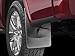 WeatherTech Custom No Drill Splash Guard MudFlaps for Ford F-150 - Rear Pair (120044), Black