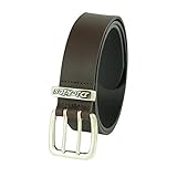 Dickies Men's Leather Double Prong Belt, Brown