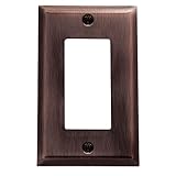Baldwin 4754.112.CD Classic Square Beveled Edge Single GFCI Switch Plate, Venetian Bronze