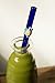 Hummingbird Glass Straws Sky Blue Turtle on Blue Straight Straw 9 in x 9.5 mm With Cleaning Brush