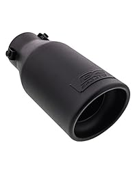 DC Sports EX 1012B   Punta de escape universal de acero inoxidable, color negro