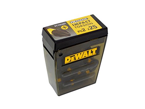 DeWalt Dewalt DT70526T 25mm Impact Torsion Screwdriver PH2 Bits (25 Pack Tic Tac Dispenser)