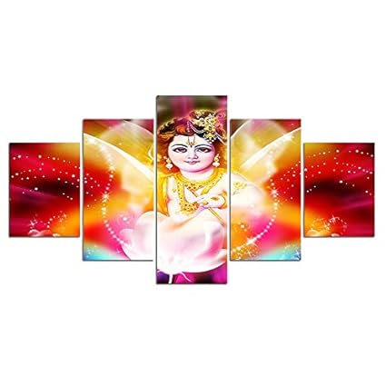 Amazoncom Modern Wall Art Lord Shiva Hd 5 Panel Canvas