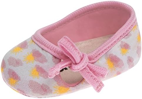 Pimpolho Baby-Girl Newborn 2 in 1 Reversible Pink/White Mary Jane Ballerina