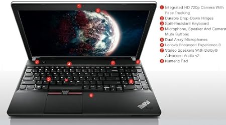 Amazon Com Lenovo Thinkpad Edge E545 b011us Amd Elite 15 6 Windows 7 Professional Business Notebook Pc A6 5350m 2 9ghz 1tb Hybrid Ssd Hard Drive Windows 7 Pro Laptop 16gb Ram Computers Accessories