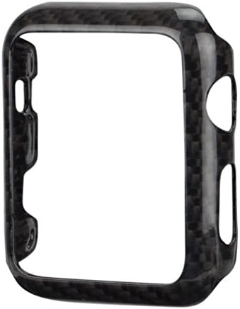 100% Real Carbon Fiber Snap On Case for Apple Watch Series 2 42mm - High-Gloss / Twill Weave Finish by Carbon Fiber Gear