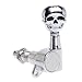 1set 3L3R M-1011CR Skull Guitar Sealed-gear Tuning Pegs Machine Head Chrome