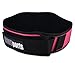 RIMSports Weight Lifting Belt for Women & Men - Premium Powerlifting Belt - Ideal Workout Belt for Bodybuilding - Perfect Squat Belt for Weight Training & Gym Belt for Deadlifting (Pink, S)
