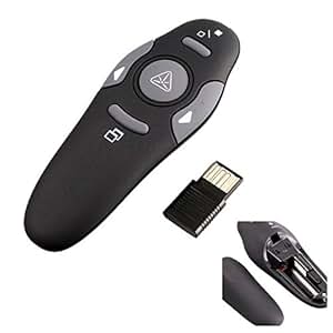Amazon.com : USB Wireless Presenter With Laser Pointer PPT ...