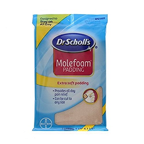 Dr. scholls mole foam padding (3 pack)