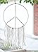 Benvo Metal Craft Hoops Dream Catcher Rings Steel Macrame Rings Floral Hoops for Making Wedding Wreath, Dream-Catchers, Macrame DIY Projects, 10 Pieces in 10 Different Sizes(Silver)