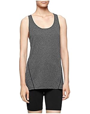 Calvin Klein Performance Mesh High Low Tank Top X-Large