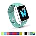 Apple Watch Band - WantsMall Soft Silicone Sport Style Replacement iWatch Strap for 42mm Apple Watch Models (Mint Green)