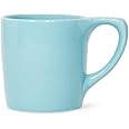 notNeutral Lino Porcelain Coffee Cup for Personal, Restaurant, Commercial Use - 10oz - Single Cup (Blue)