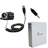 Gomadic Powerful Lithium Polymer Rechargeable Brand Battery Pack High Capacity Portable Charger Compatible with Panasonic HC-V180 with upgradeable TipExchange Technology