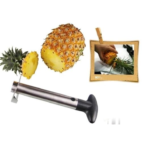 Statko Stainless Steel Pineapple Peeler, Pineapple Corer, Pineapple Slicer - All In One Kitchen Gadget Home & Kitchen, Kitchen & Dining, Kitchen Utensils & Gadgets, Fruit & Vegetable Tools, Corers & Pitters, Corers