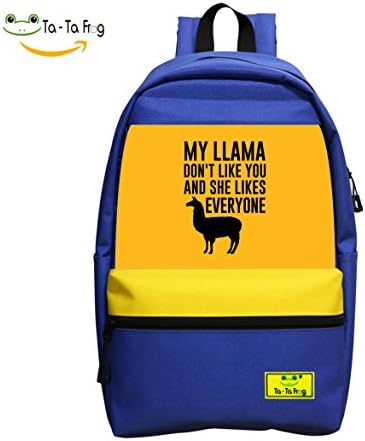KIDAY My Llama Kids Bag Backpack Unisex Back To School Rucksack Packback