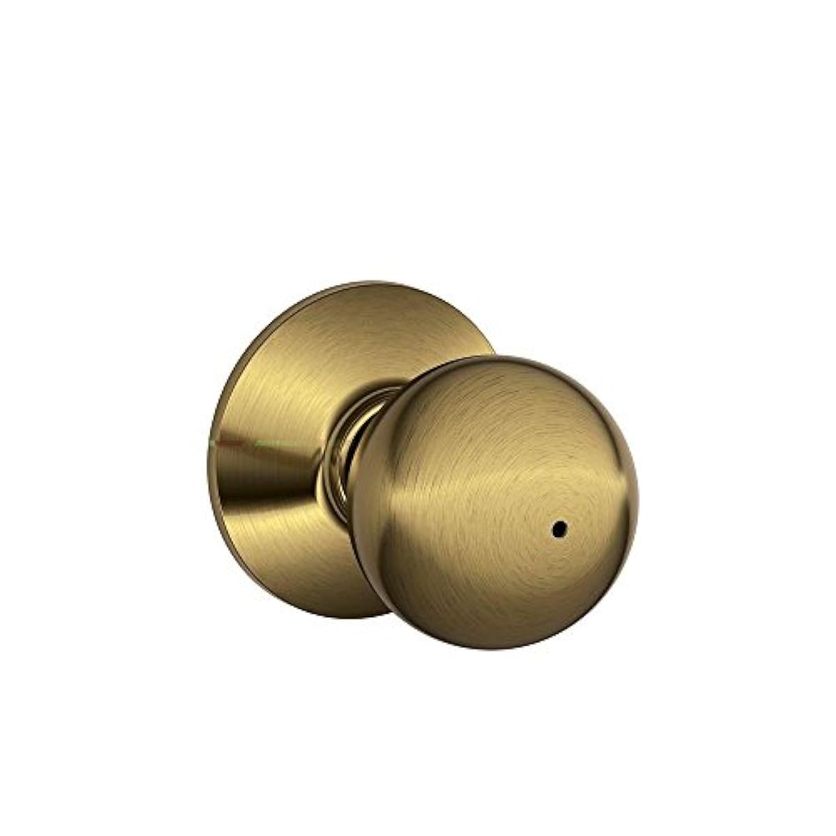 Brass Privacy Door Knob Bedroom Bathroom Universal Latch Indoor Push