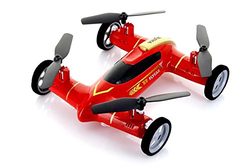 Syma X9 Fly Car 4 Channel 2.4Ghz RC Quadcopter - RED