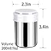 Powdered Sugar Shaker With Lid 3Pack, Stainless Steel Mesh Powder Shaker Duster For Cinnamon Sugar Pepper Powder Cocoa Flour