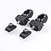 RT-TCZ Original JL Hood Latches Hood Lock Catch Latches Kit for Jeep Wrangler JK JL 2007-2018 (Black)