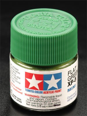TAMXF5 81705 Acrylic Mini XF5 Flat Green 1/3 oz