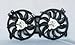 TYC 621660 Nissan Altima Replacement Radiator/Condenser Cooling Fan Assembly