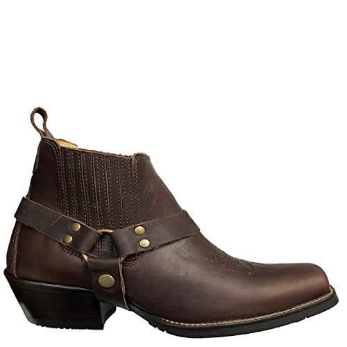 Mens western ankle boots Clearance
