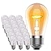 Pack of 18 Commercial Grade 11 Watt S14 Replacement Incandescent Light Bulbs with E26 Medium Base, for Indoor Outdoor Use or Perfect Heavy Duty String Lights