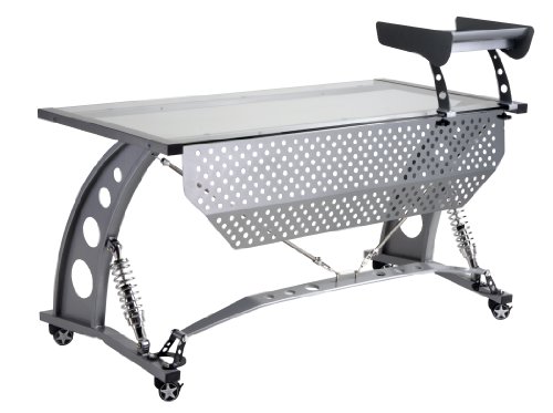 Pitstop Furniture GPP220S Silver GT Spoiler Desk Privacy Screen