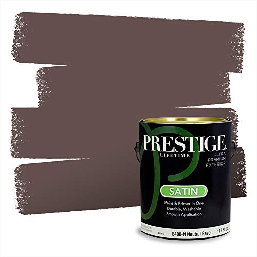 PRESTIGE Paints Exterior Paint and Primer In One, 1-Gallon, Satin, Comparable M…