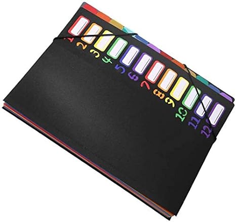 Amazon Co Jp ファイルフォルダー ドキュメントファイル 12ポケット マルチファンクション オフィス バインダー 分類 整理 耐用 収納ファイルボックス 4個 ホーム キッチン