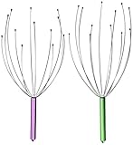 Hand Held Scalp Head Massager - Pack of 4 (Colors May Vary)