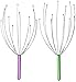 Hand Held Scalp Head Massager - Pack of 4 (Colors May Vary)